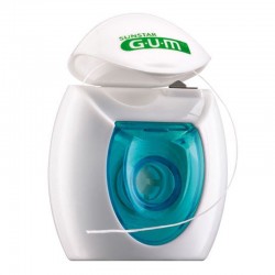 Зубная нить GUM Original White Floss, вощеная с фторидом, 30 м