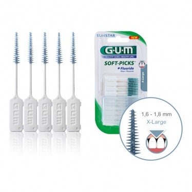 Набор межзубных щеток GUM SOFT PICKS, очень большая, 40 шт.