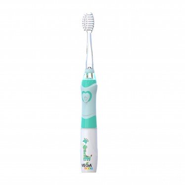 Электрическая детская звуковая зубная щетка Vega Kids VK-400B LIGHT-UP (голубая)