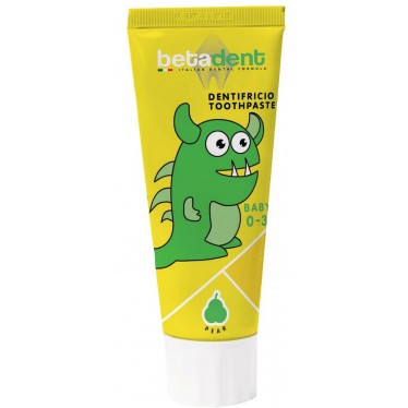 Зубна паста BETADENT BABY PEAR 0-3, 75 мл